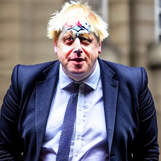 Image similar to Boris Johnson wears a latex catsuit, photo, instagram