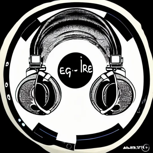 Image similar to svg sticker of a Pop-Wonder Bert&Ernie, Sesame-Street, at a rave, spinning records, giant headphones rocking out, wearing headphones, huge speakers, dancing, rave, DJ, spinning records, digital art, amazing composition, rule-of-thirds, award-winning, trending on artstation, featured on deviantart