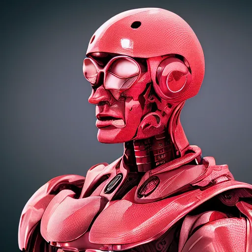 Image similar to the most advanced red human