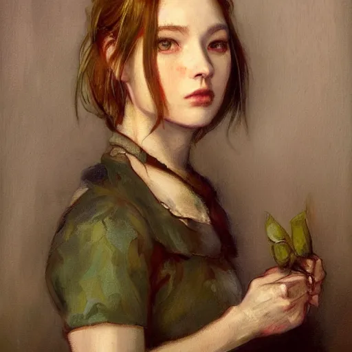 Prompt: a painting in the style of william henry millais and in the style of ross tran.
