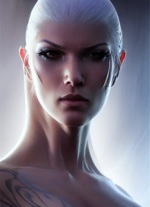 Prompt: closeup portrait shot of faith connors from mirror's edge, intricate, elegant, highly detailed, centered, digital painting, artstation, concept art, smooth, sharp focus, illustration, artgerm, tomasz alen kopera, peter mohrbacher, donato giancola, joseph christian leyendecker, wlop, boris vallejo