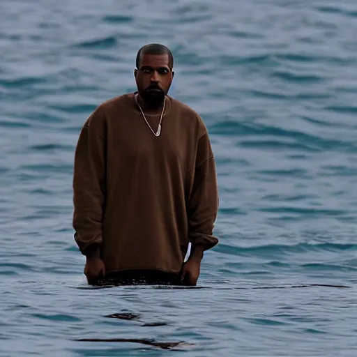 Image similar to kanye west floating, directed by costa - gravras