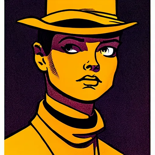 Prompt: medium portrait top light, by darwyn cooke and jean giraud, inspired by victorian steampunk, global illumination, etching, fine, sharp high detail,