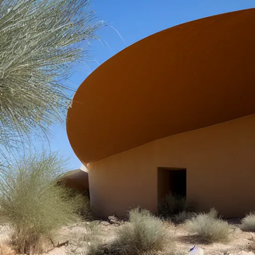 Image similar to biophilia architecture building in the desert