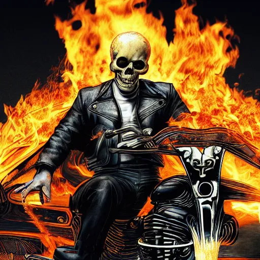 Image similar to Future ghost rider 4k