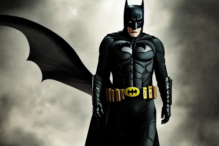 Image similar to film still of Johnny Depp as Batman in The Batman, 4k
