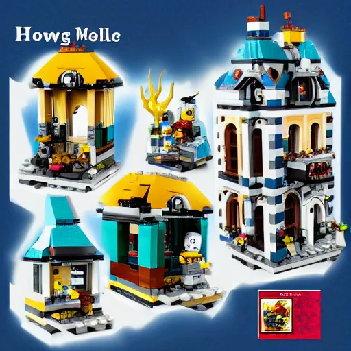 Image similar to howls moving castle lego set