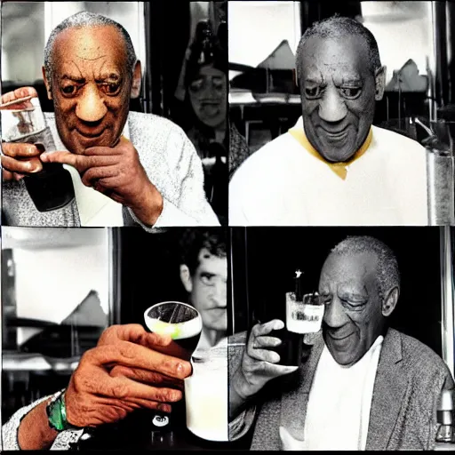 Image similar to Bill Cosby as a mixologist