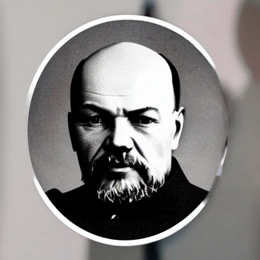 Prompt: sticker vladimir lenin