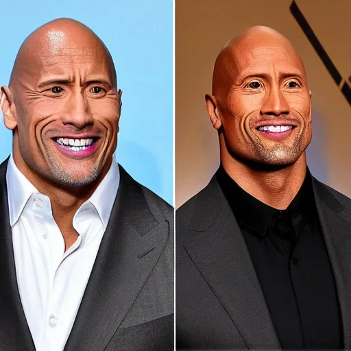 Prompt: Dwayne Johnson is Syndrome from the Incredibles