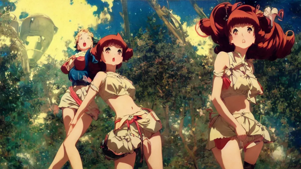 fantasy girl, anime, 5-toubun no Hanayome, anime girls, colorful