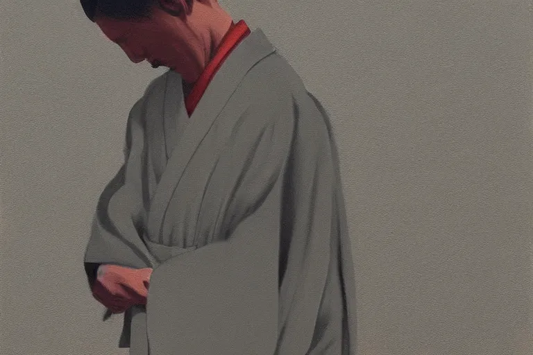 Prompt: samurai with artwork by tim eitel