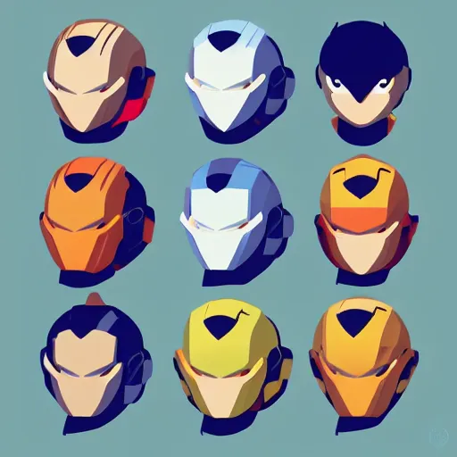 Image similar to face icon vector minimalist mega man, behance hd by jesper ejsing, by rhads, makoto shinkai and lois van baarle, ilya kuvshinov, rossdraws global illumination