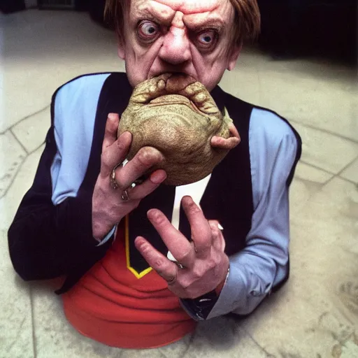 Prompt: mark e smith jabba the hutt