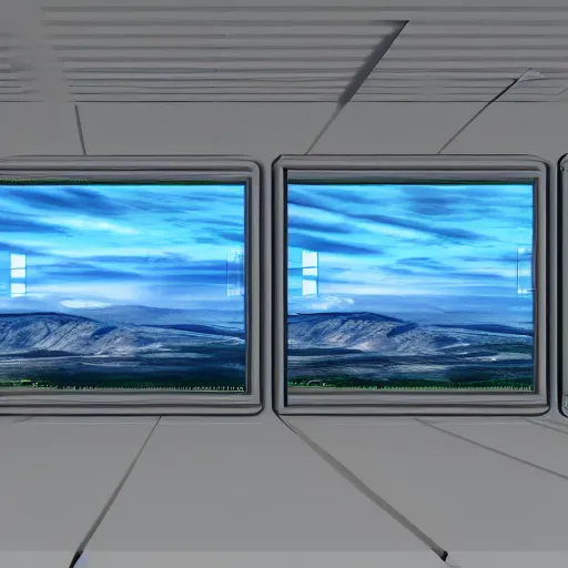 Image similar to windows xp, liminal space