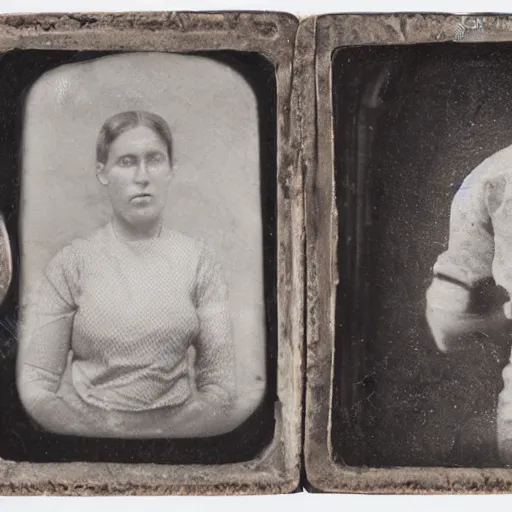 Image similar to Tintype photograph of primitive work of art displayed in an ethnographic museum, archive material, anthropology, 1920s studio lighting.