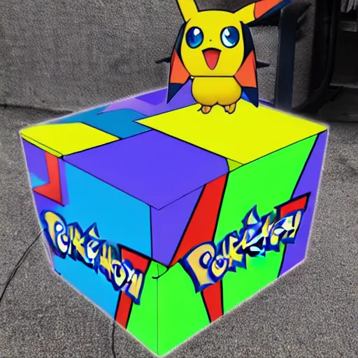 Image similar to cube like pokemon