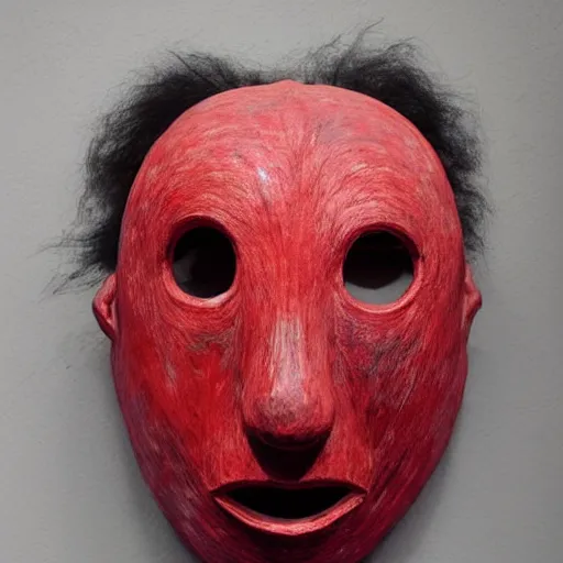 Image similar to monster mask by louise bourgeois