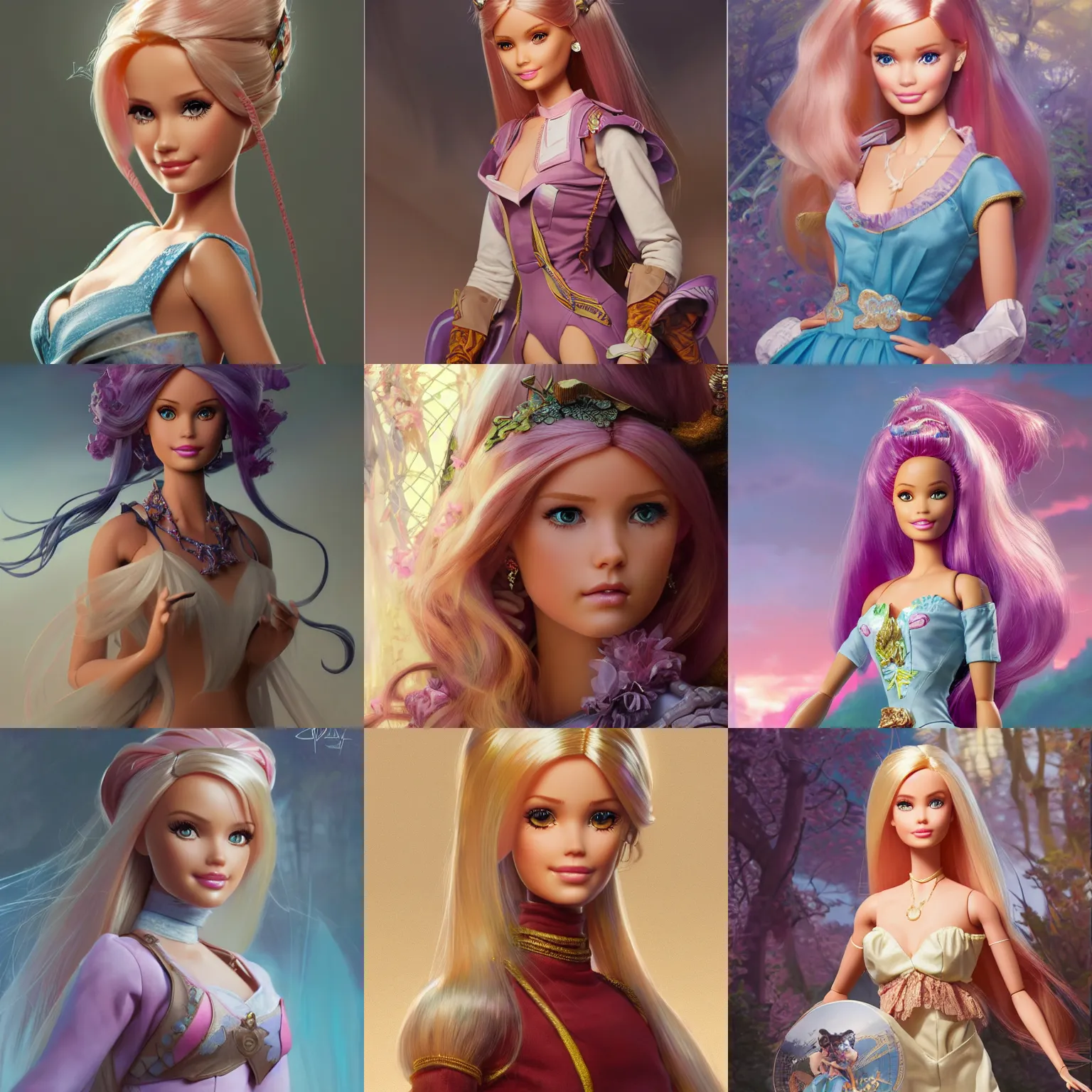 Prompt: Barbie doll Avatar movie character, highly detailed, digital fantasy character, painted portrait, artstation, concept art, hard focus, illustrations, works by artgerm and Greg Rutkowski, Alphonse Mucha and Craig Mullins, James Jean, Andrey Ryabovichev, Mark Simonetti and Peter Morbacher, 16k,