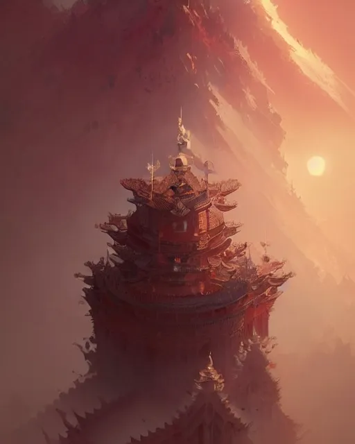 Image similar to emperor with a polygonal kingdom, light dust, magnificent, close up, details, sharp focus, elegant, highly detailed, illustration, by Jordan Grimmer and greg rutkowski and PiNe(パイネ) and 薯子Imoko and 香川悠作 and wlop and maya takamura, intricate, beautiful, Trending artstation, pixiv, digital Art