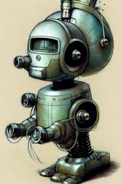 Image similar to (((((1950s robot science . muted colors.))))) by Jean-Baptiste Monge !!!!!!!!!!!!!!!!!!!!!!!!!!!