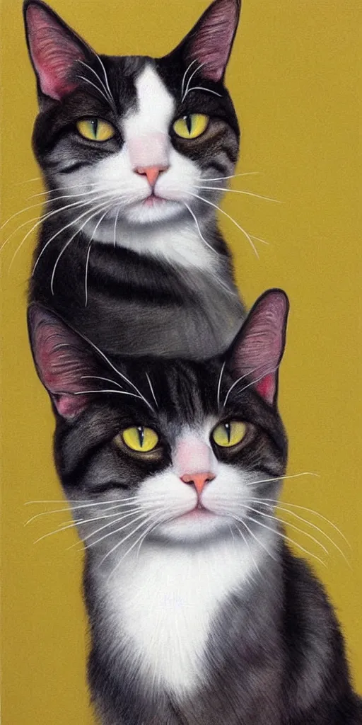 Image similar to smoothie the cat, hyper realistic portrait, cute