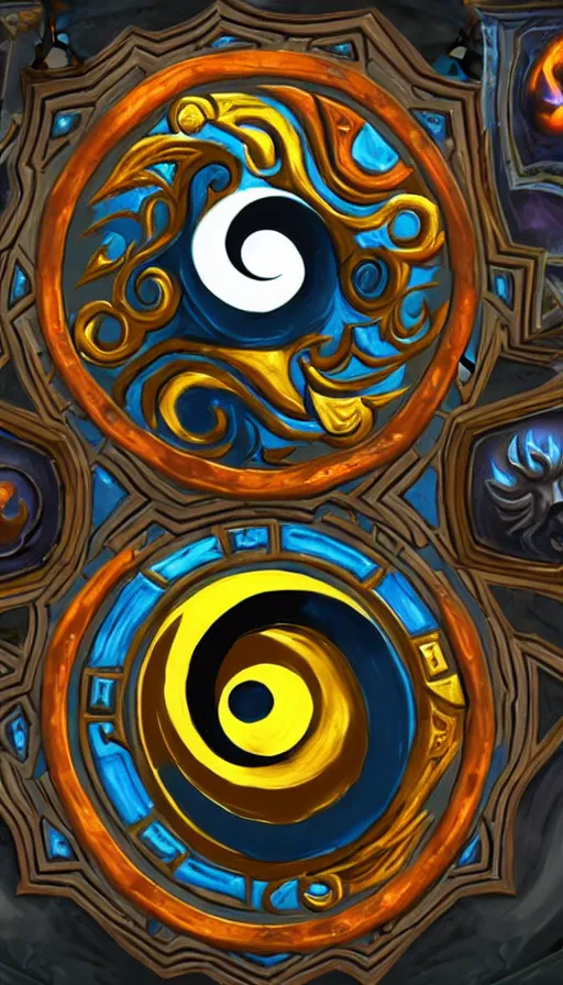 Image similar to Abstract representation of ying Yang concept, from WOW