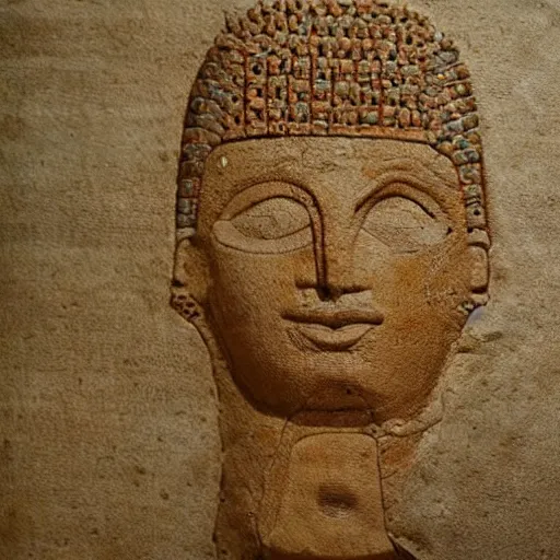 Prompt: joe biden's head, ancient mesopotamian artwork, very detailed, very intricate,