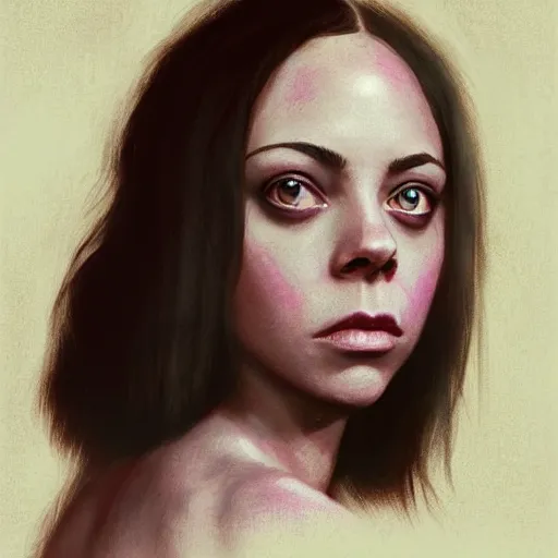 Image similar to black snake moan, pink petals with a a bored aubrey plaza and christina ricci mixed with mona lisa, intricate, elegant, highly detailed, wonderful eyes, sweet, digital painting, artstation, concept art, smooth, sharp focus, illustration, art by artgerm and greg rutkowski and concept art, rectilinear vaporwave