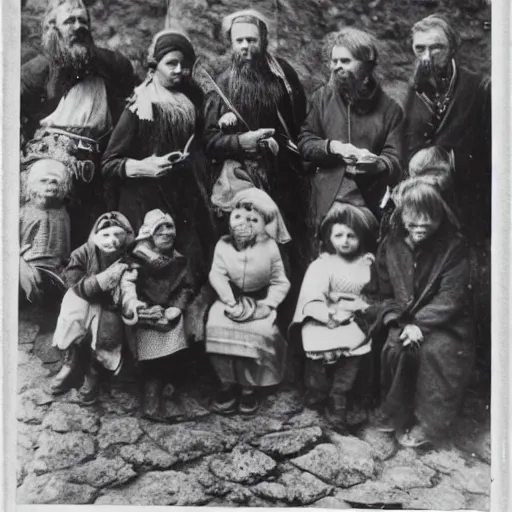 Prompt: photo of breton people