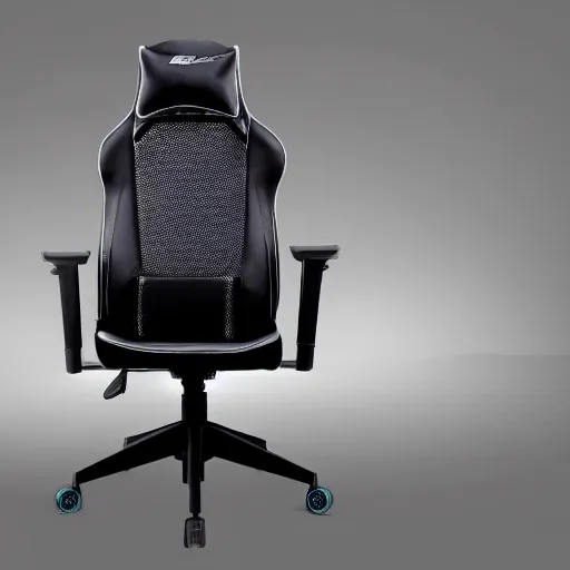 Image similar to a promotion photo for the world most uncomfortable gaming chair.