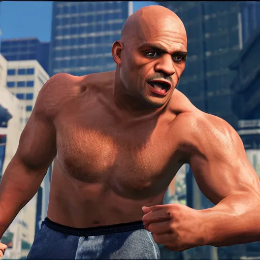 Prompt: tyler 1 in gta v, 4 k, high detail, high - resolution photograph, professional photography, ultra - detail