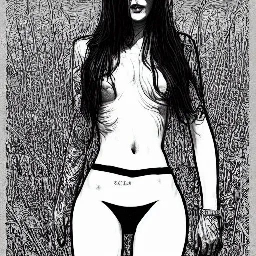 Prompt: girl, full body, highly detailed, digital painting, artstation, concept art, smooth, sharp focus, illustration, art by apollonia saintclair