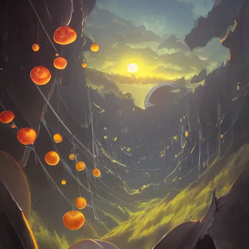 Prompt: Fried eggs made from dragon eggs, fantasy art, art by Makoto Shinkai