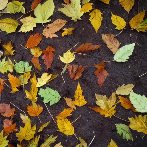 Image similar to leaves that form the face of keavu reaves