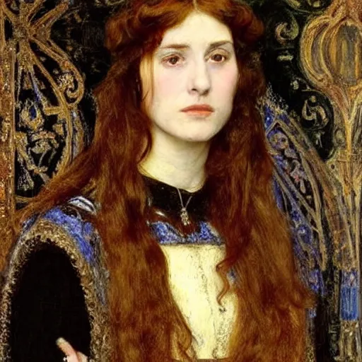 Prompt: a very very very very beautiful medieval princess, John Everett Millais, Pre-Raphaelite