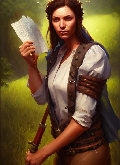 Prompt: a _ fantasy _ style _ portrait _ painting _ of simple farmer, dnd, wicked, oil _ painting _ unreal _ 5 _ daz. _ rpg _ portrait _ extremely _ detailed _ artgerm _ greg _ rutkowski _ greg