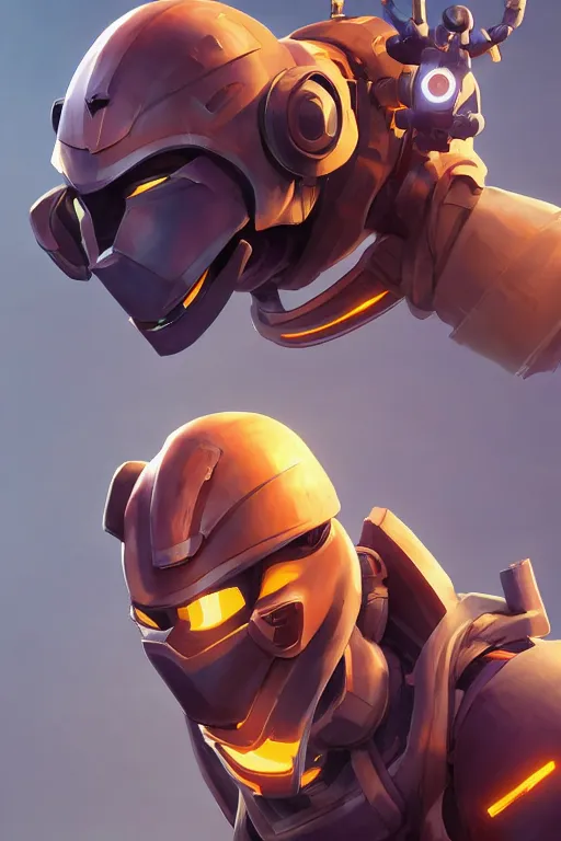 Image similar to epic robot ninja mask helmet stylized as fornite style game design fanart by concept artist gervasio canda, behance hd by jesper ejsing, by rhads, makoto shinkai and lois van baarle, ilya kuvshinov, rossdraws radiating a glowing aura global illumination ray tracing hdr render in unreal engine 5