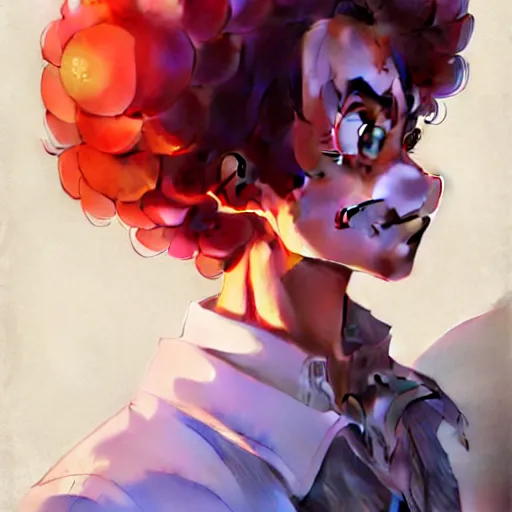 Image similar to bozo the clown, portrait shinkai makoto studio ghibli studio key hideaki anno sakimichan stanley artgerm lau rossdraws james jean marc simonetti elegant highly detailed digital painting artstation pixiv