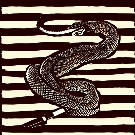 Image similar to snake smoking cigarette