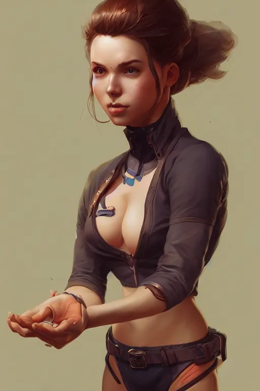 Image similar to cute woman, accurate anatomy, only two hands, highly detailed, digital painting, artstation, concept art, smooth, sharp focus, illustration, Unreal Engine 5, 8K, art by artgerm and greg rutkowski and edgar maxence