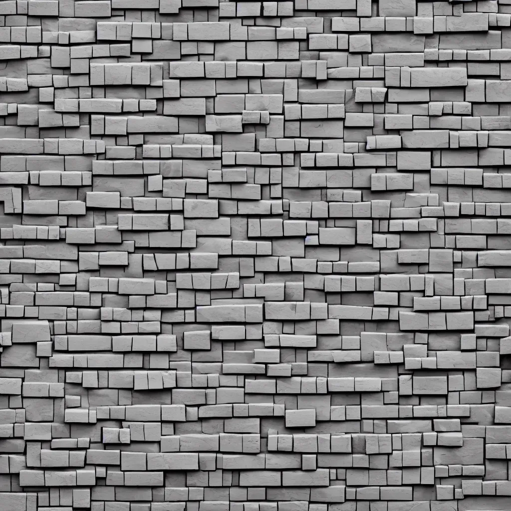 Image similar to low poly brick and mortar store wall, 8k