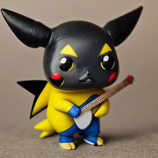 Image similar to pikachu as a funko pop. high fidelity photograph