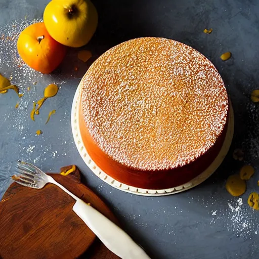 Image similar to a cake made by tongues, food photography