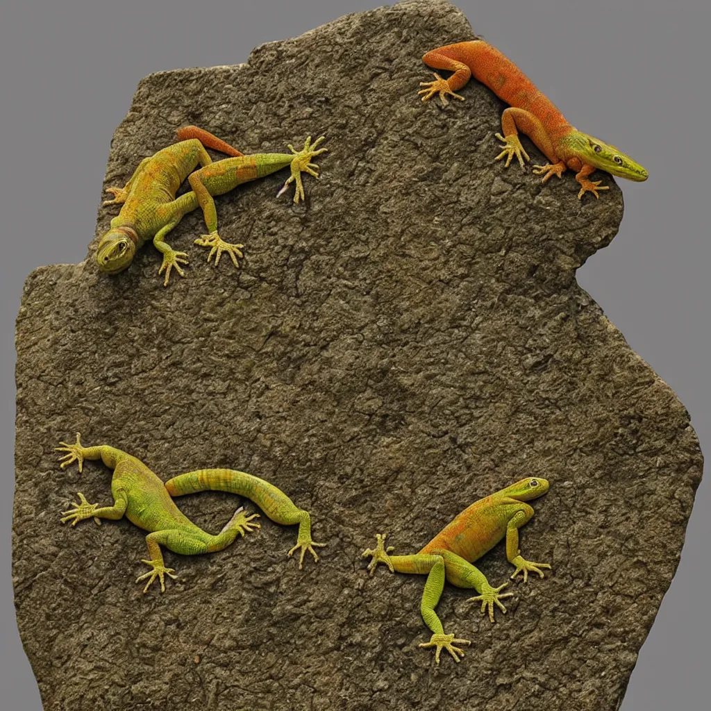 Image similar to a lizard on a stone, patrick woodroffe, simple detalis