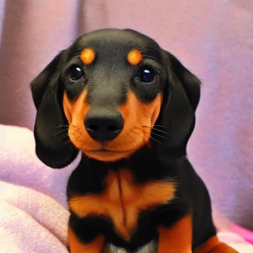 Prompt: the cutest daschund in the world