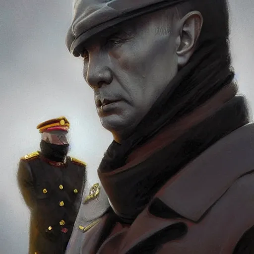 Prompt: putin funeral, death, coffin, portrait, highly detailed, full body, digital painting, trending on artstation, concept art, sharp focus, illustration, art by artgerm and greg rutkowski and magali villeneuve