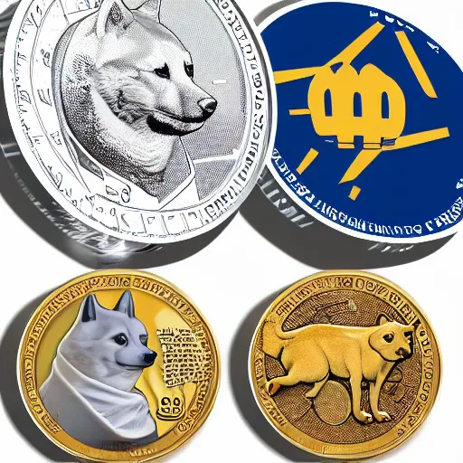 Image similar to doge coin to the moon