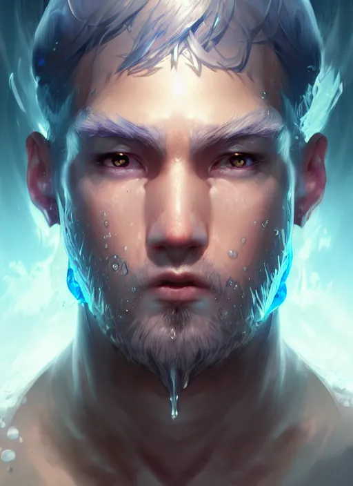 Image similar to character concept art of a water wizard, key visual, realistic shaded perfect face, fine details, dystopian environment and background, by stanley artgerm lau, wlop, rossdraws, james jean, andrei riabovitchev, marc simonetti, and sakimichan, trending on artstation