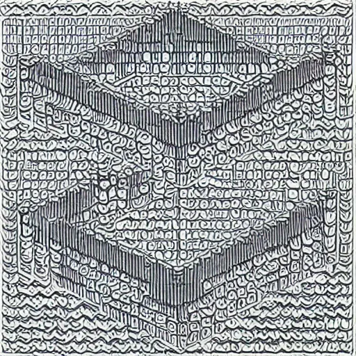 Prompt: what if there were a record of every surrender? optical illusion. mc escher. incredibly detailed tesselation by mc escher.
